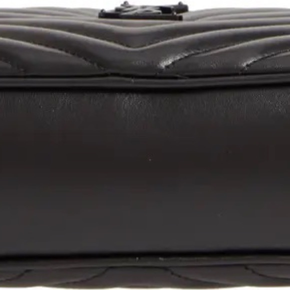 Saint Laurent YSL Lou Matelassé Calfskin Leather Camera Bag in Nero - Picture 8 of 15